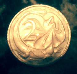 Отдается в дар «Монетка с ящеркой»