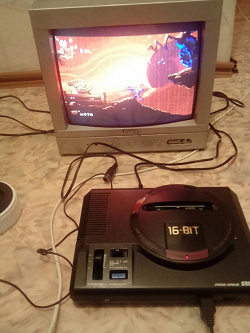 Отдается в дар «Игровая приставка Sega Mega Drive»