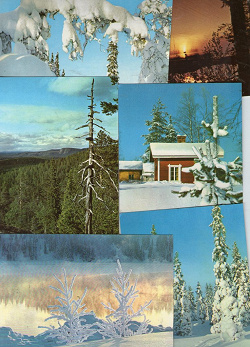 Отдается в дар «набор открыток «Пейзажы Финляндии», СССР»