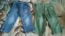 Отдается в дар «Детям одежда: джинсы обычные и вельвет»