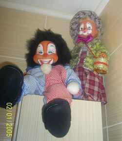 Отдается в дар «Кукла Грустный клоун»