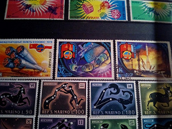 Отдается в дар «Набор марок «Космос»»