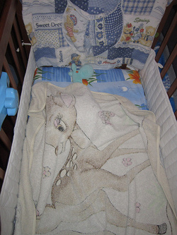 Отдается в дар «Мягкие бортики для детской кроватки из Икеи»