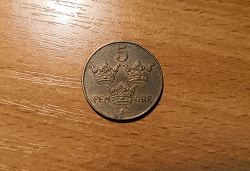 Благодарность за дар Монета Швеции
