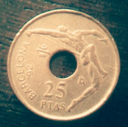 Отдается в дар «Монета Испания»