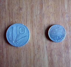 Благодарность за дар Монеты Италии и Австрии