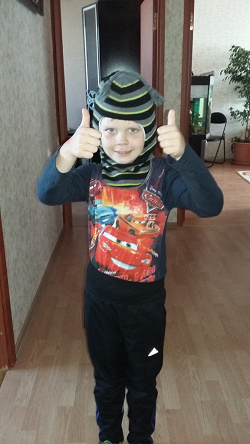 Отдается в дар «Шлем Kerry на мальчика 7-9 лет»