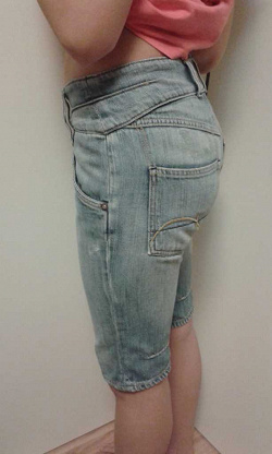 Отдается в дар «Шорты джинсовые, размер XS (42)»