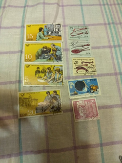 Отдается в дар «История, археология, минералы. Почтовые марки ГДР.»