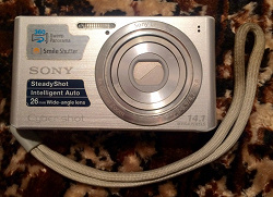 Отдается в дар «Компактный фотоаппарат Sony Cyber-shot DSC-W610»