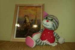 Отдается в дар «Картина «Питерский кот»»