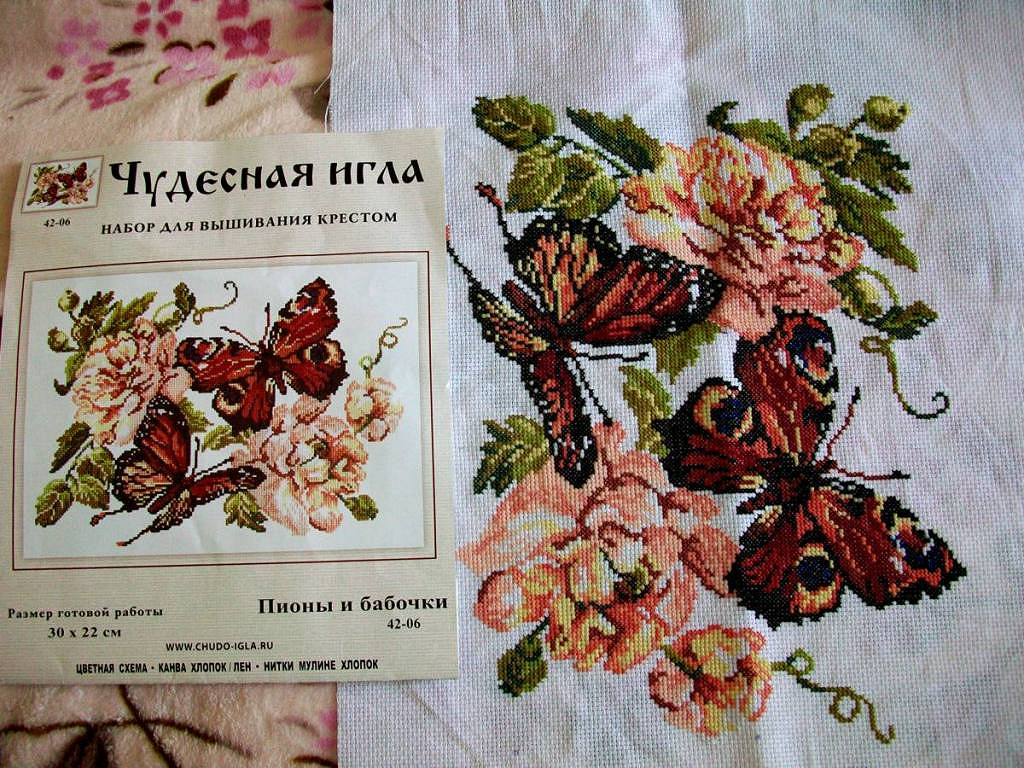 Хлопок и черника чудесная игла схема