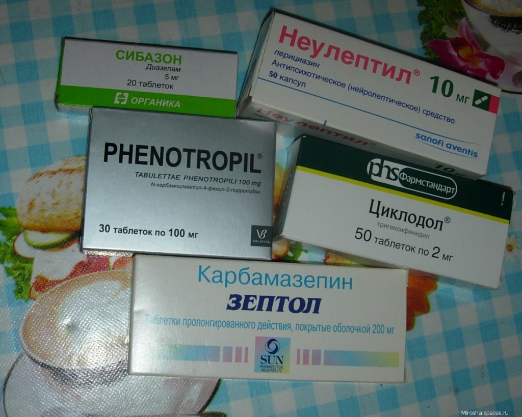 Клиническая картина опьянения циклодолом