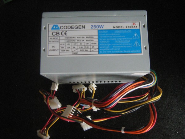 Codegen схема 250w