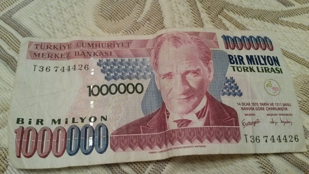Купить турецкие лиры в сбербанке. 1 Миллион турецких лир в рублях. Банкнота 1000000 турецких лир. Миллион лир купюра.