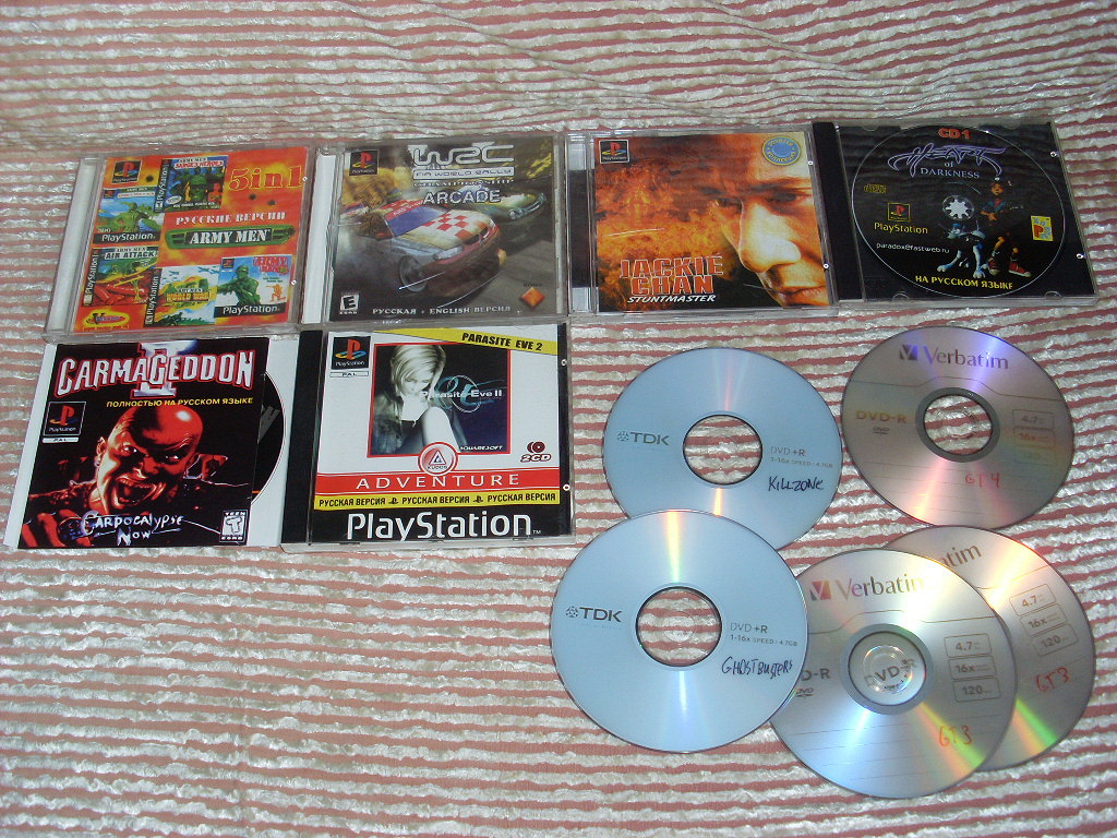 Диски с играми для компа, PS1 и PS2 в дар (Красноярск). Дарудар