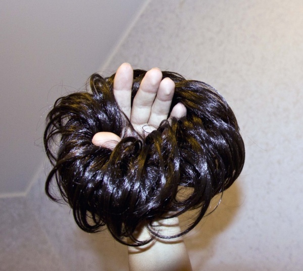 Как делать цветы для волос из искусственных волос