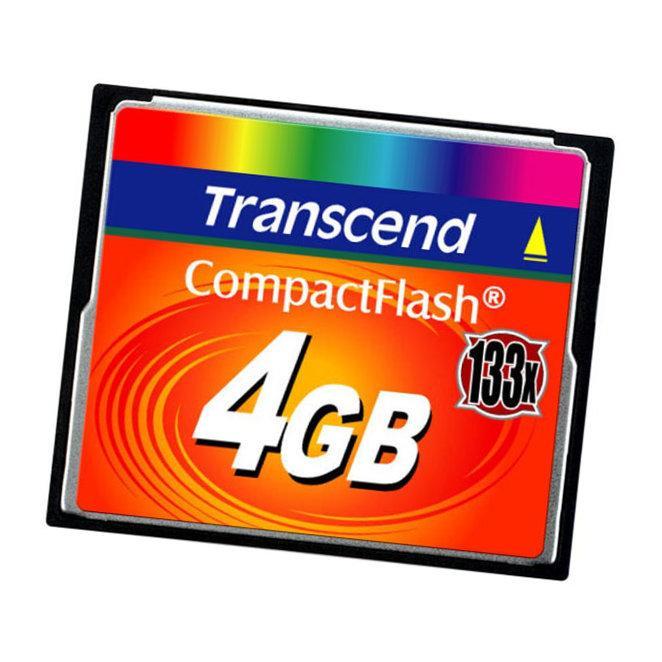 Карта памяти transcend compact flash 4 гб