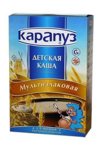 Каша карапуз в пакетах