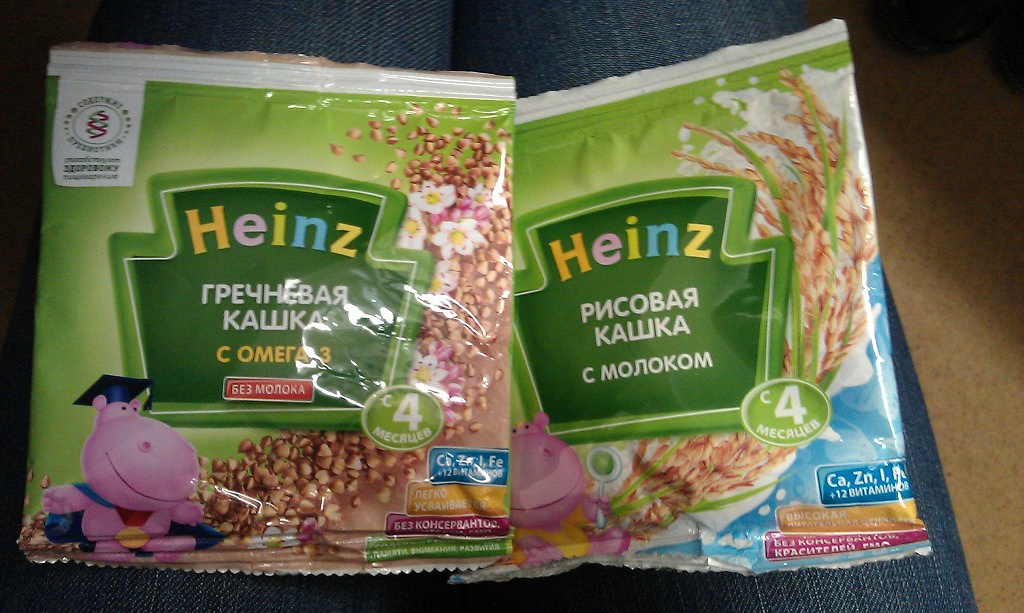 Гречневая каша heinz с омега 3 состав