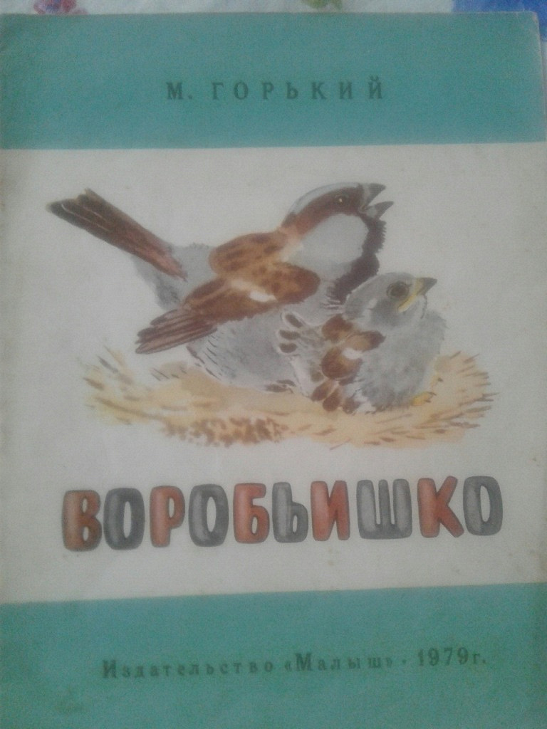 Картинки воробьишко м горький