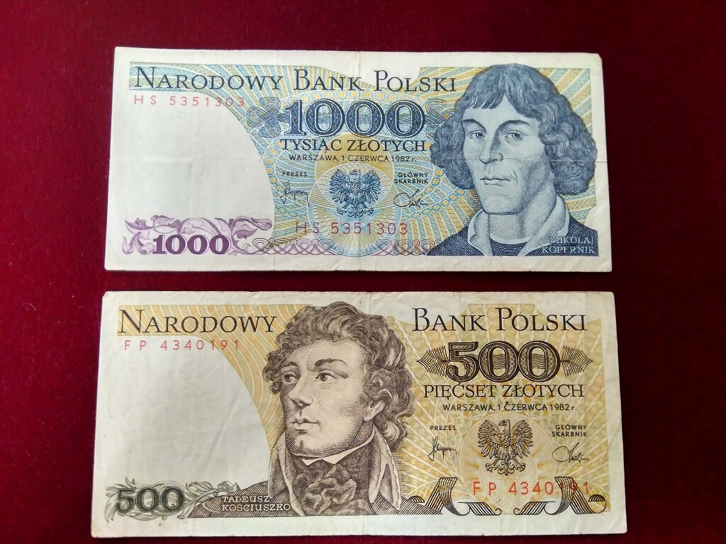 5000 Рублей польских 1982 года.