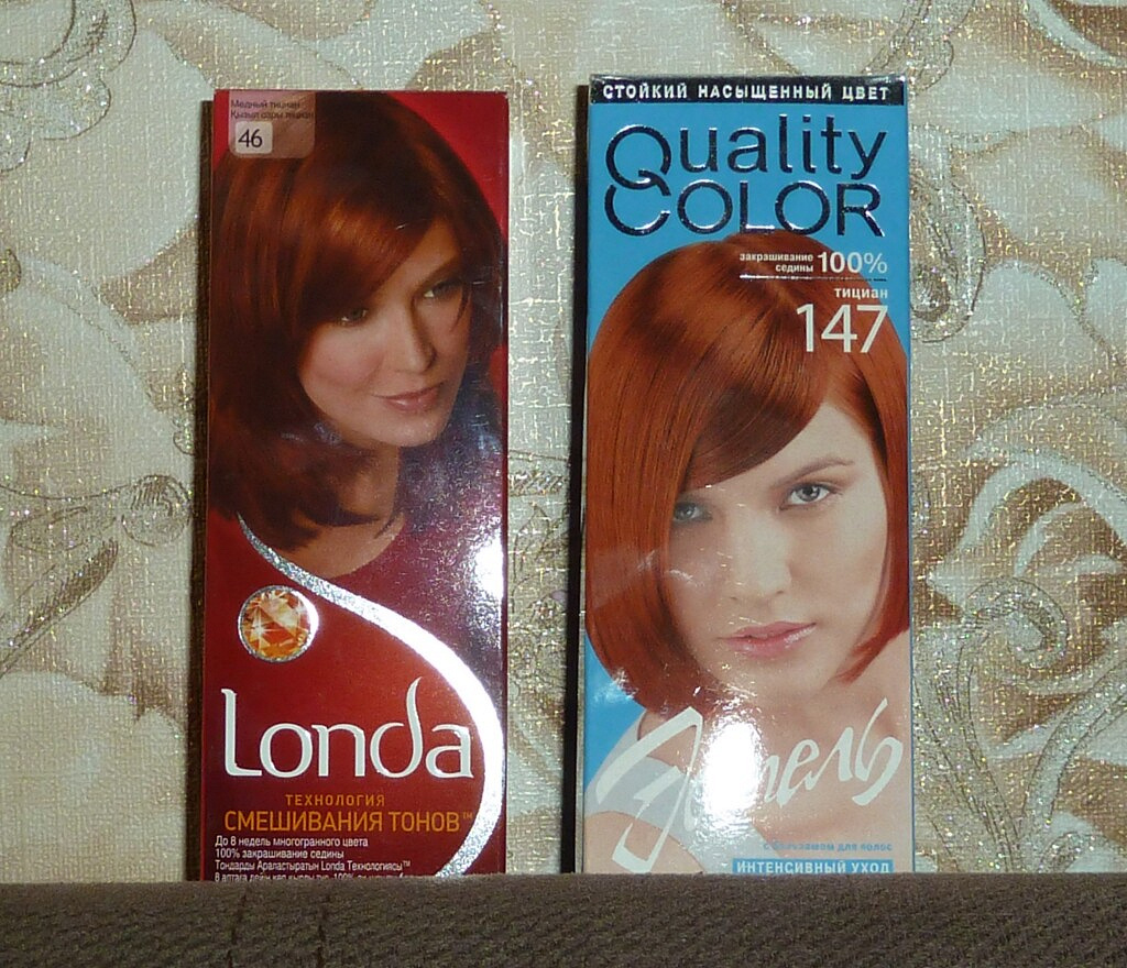 Краска для волос тициан красный