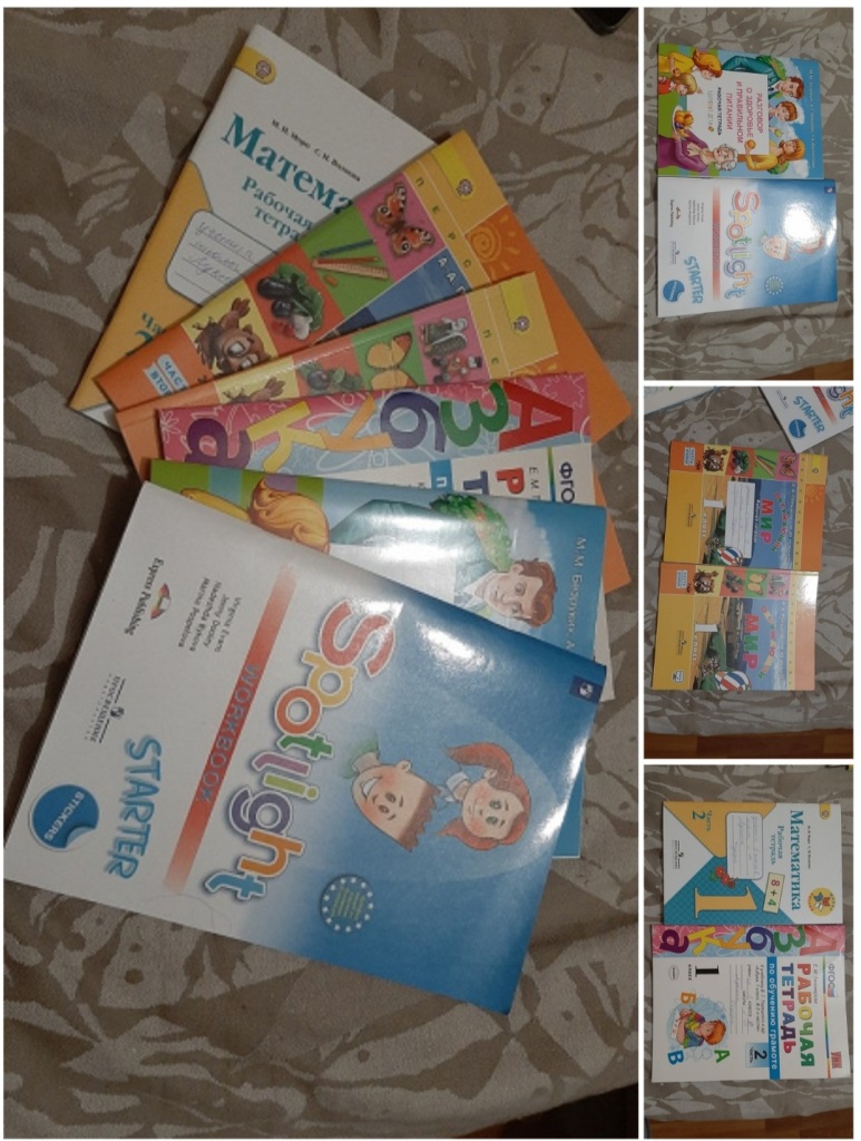 Учебные пособия для 1 класса в дар (Долгопрудный, Москва). Дарудар