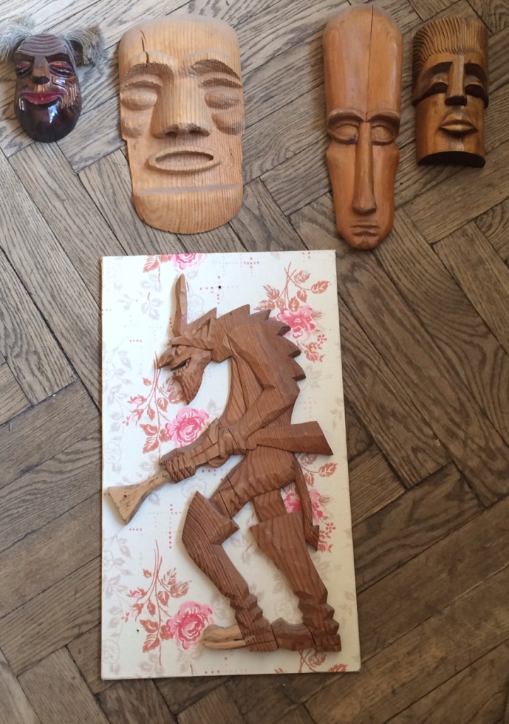 Эскизы деревянных масок