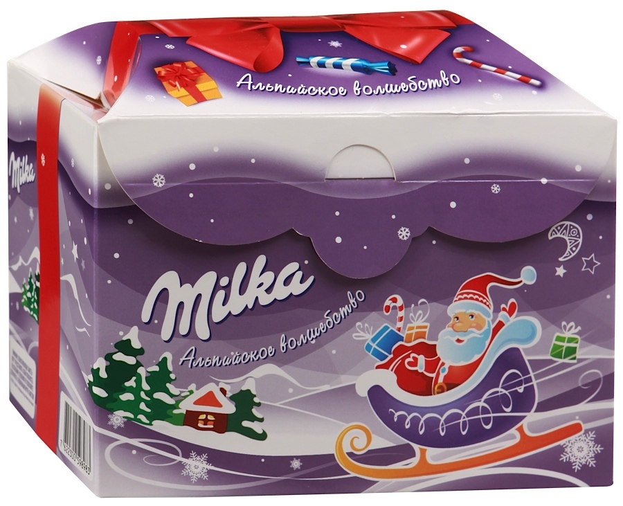 Милка набор купить. Новогодние подарки для детей Милка. Новогодний подарок Milka. Milka новогодние конфеты.