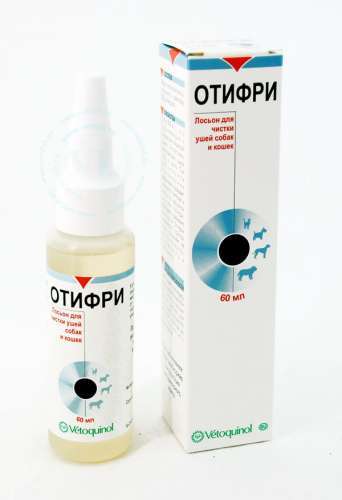 лосьон для ушей для собак отифри. отифри лосьон. отифри лосьон. отифри, лосьон для ушей собак и кошек, 60 мл. отифри лосьон.
