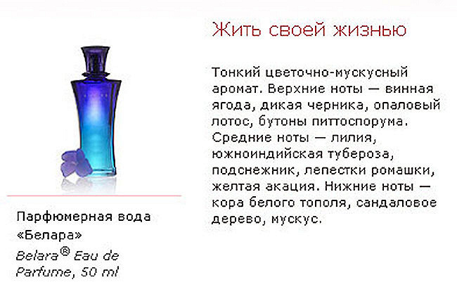 Характеристика парфюмерной воды. Туалетная вода Белара описание аромата. Духи Белара мери Кей описание.
