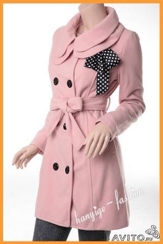 Пальто нежно-розового цвета на весну (М, новое) в дар (Москва). Дарудар