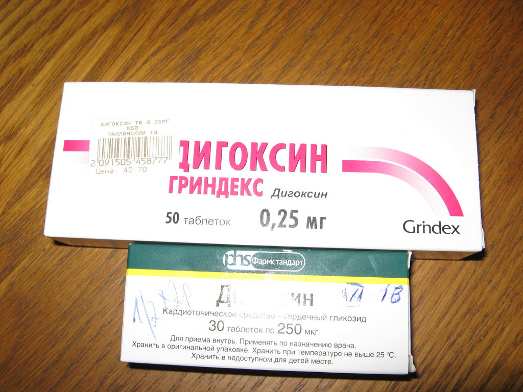 Дигоксин таблетки инструкция для чего назначают