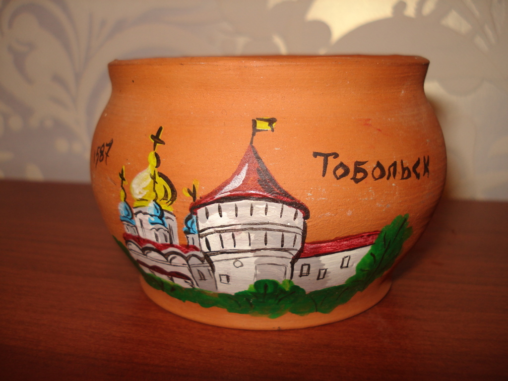 Роспись глиняных горшочков