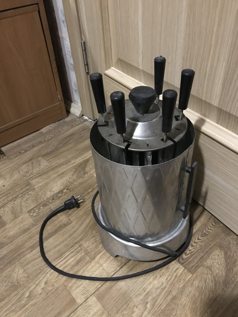 Электрошашлычница старого образца