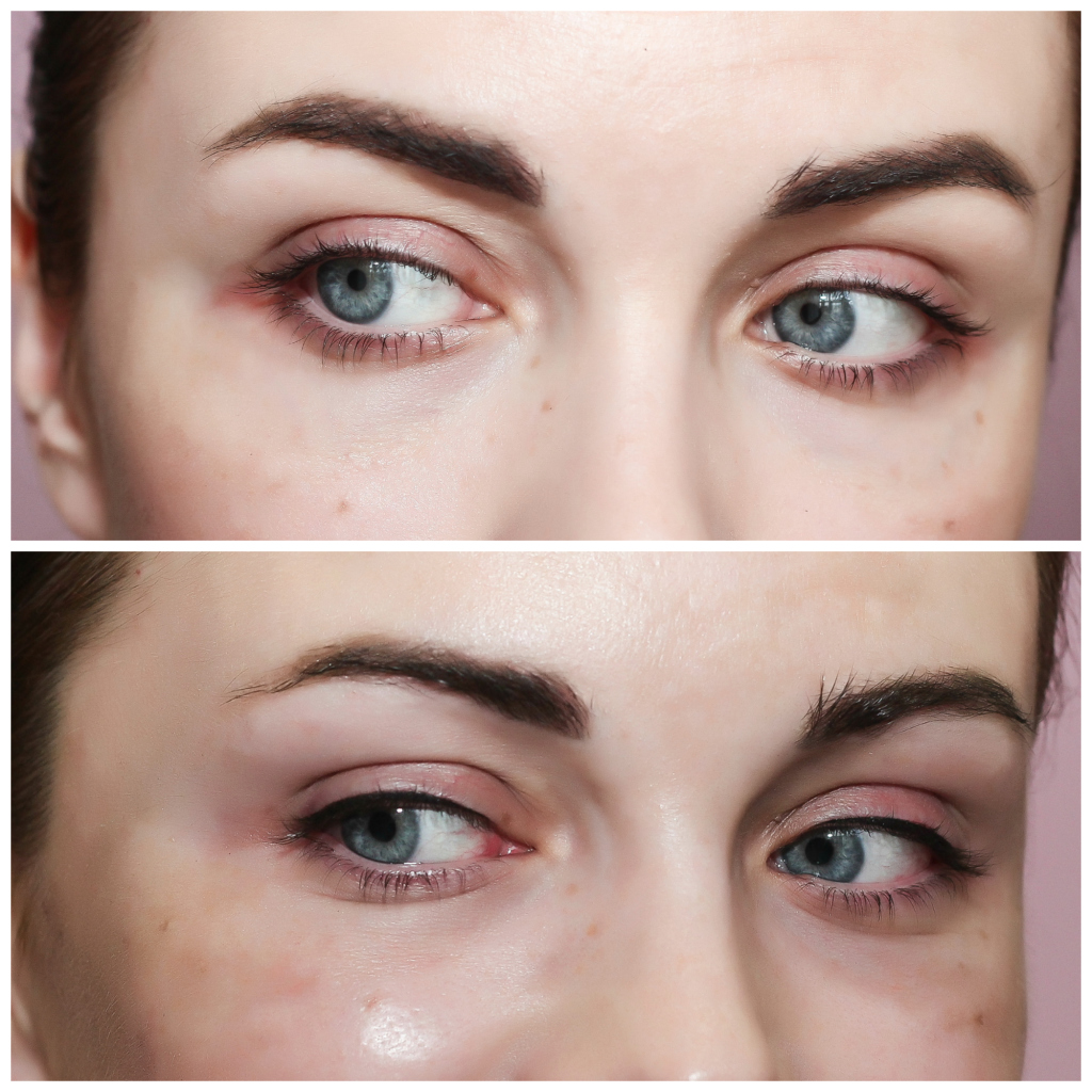 Как делают межресничку перманентного макияжа фото до и после