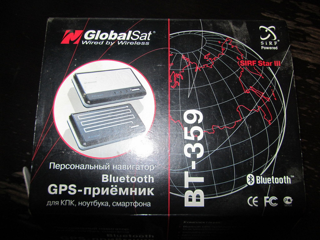 Bluetooth GPS-приёмник BT-359S OEM в дар (Москва). Дарудар