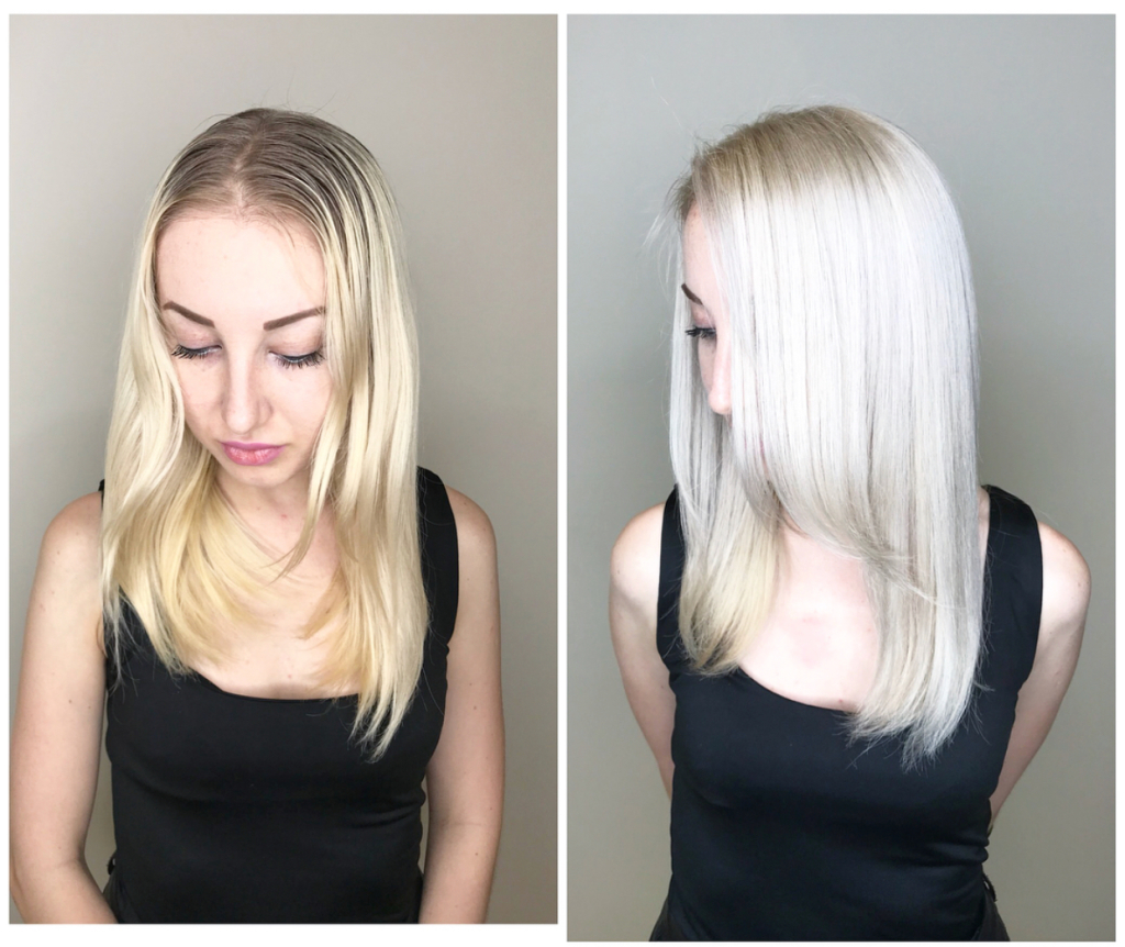 Как отрастить волосы блондинке. Блондинка до и после окрашивания. Окрашивание в блонд до и после. Отросшие волосы после окрашивания в блонд.
