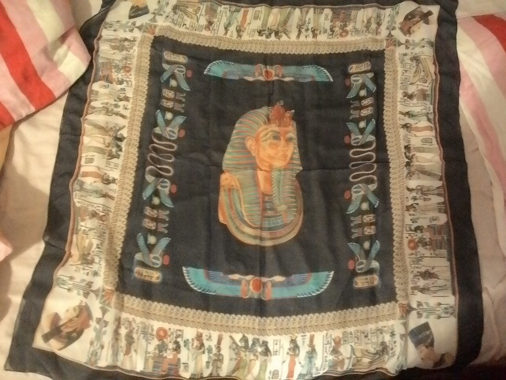 Египетский шарф в клетку название