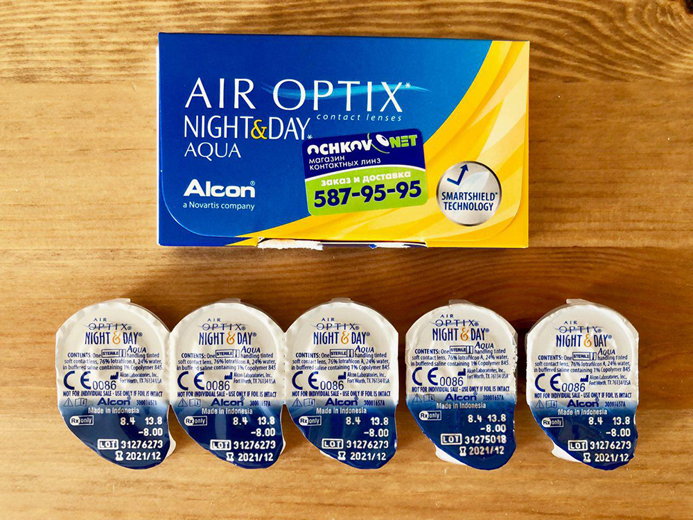 Линзы air optix night and day