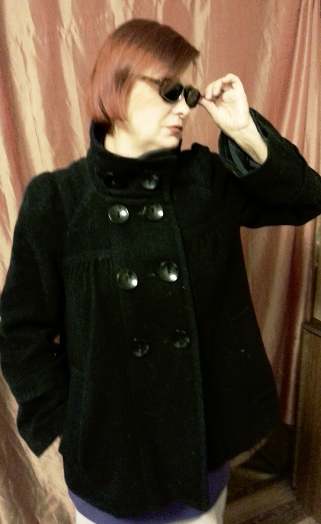 Пальто осеннее двубортное. Размер 46 в дар (Электросталь, Москва). Дарудар