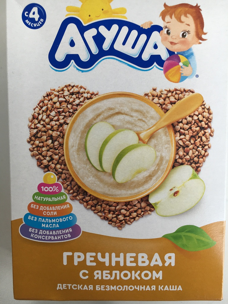 Каши для детского питания агуша