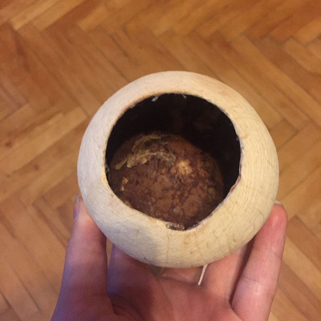 Сосуд из кокоса