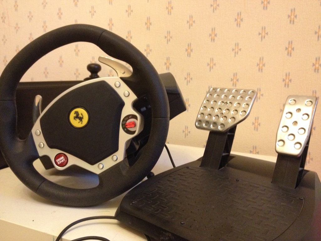 Не работают педали на руле thrustmaster ferrari