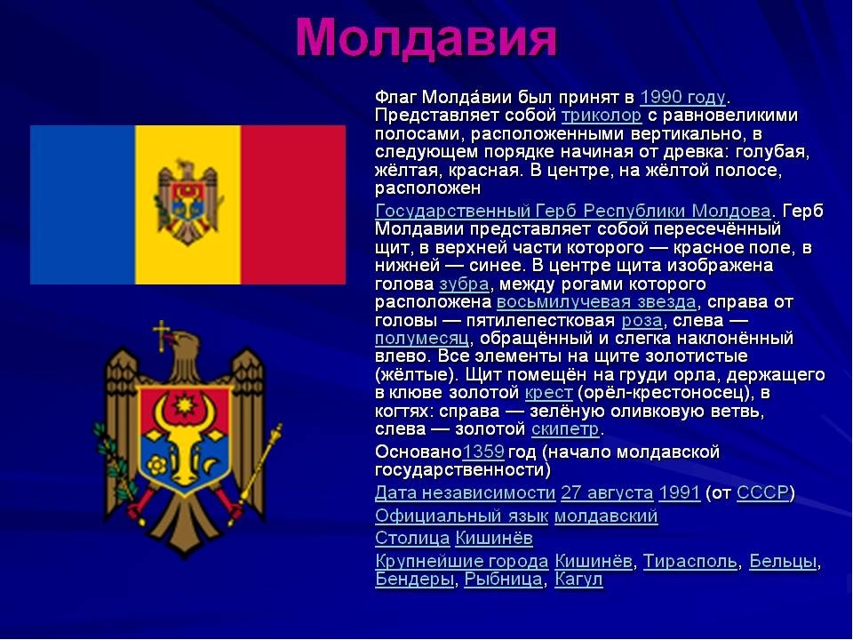 Описание страны по плану 7 класс география молдавии