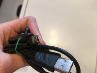 Отдается в дар USB кабель с штекером для фотоаппарата