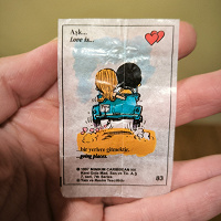 Отдается в дар Турецкий вкладыш Love is