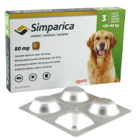 Отдается в дар Таблетка для собак Симпарика 80 мг