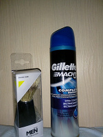 Отдается в дар Пена для бритья Gillette и помазок